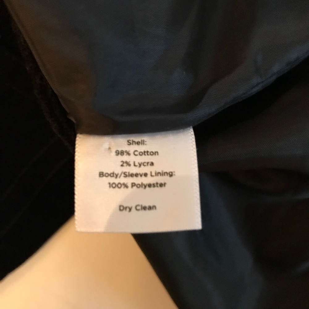 Talbots Black Velvet Jacket Blazer 4 Petite Career Office - Picture 7 of 7